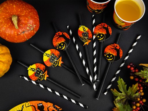 Bio slamky Haunted House Halloween 6 ks