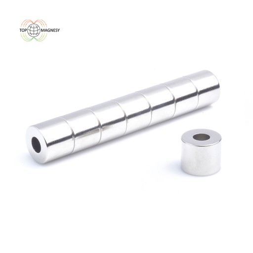 Neodymový prsteňový magnet MP 12x5x10 N38 1 kus