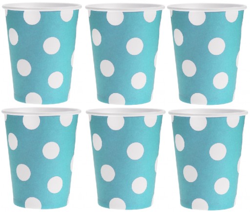 BLUE CUPS BLUE POTTIA poháre 6 ks