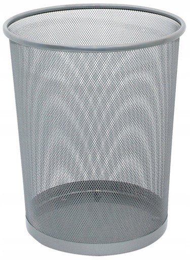 Kovový sieťový odpadkový kôš, 19L, výška 34 cm