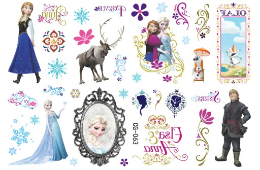Odnímateľné tetovanie pre deti ELSA ANNA CG063