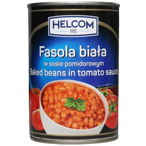BIELE FABUĽKY V RAJKOVEJ Omáčke biela fazuľa konzerva 400g