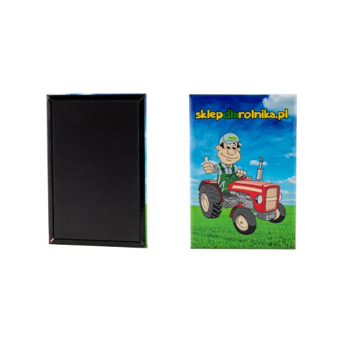 VERTIKÁLNY MAGNET 78x53 LÚKA S LOGOM predajňaFARMÁR