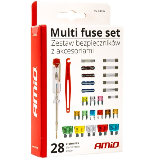 CAR FUSE SET, tester, chápadlo