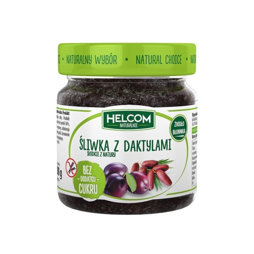 Helcom Naturalnie Ovocná pasta Slivka s datľami