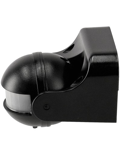 LED PIR pohybový senzor IP44 1200W PR013-čierna