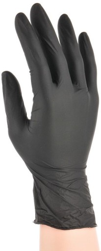 Rukavice HJR Medical NITRILE rukavice BLACK Onyx BLACK S
