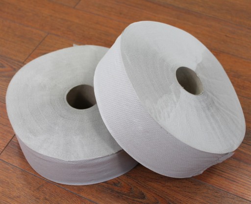 TOALETNÝ PAPIER ŠEDÝ JUMBO fi19 NA ZÁSOBNÍK 130m 1 ROL