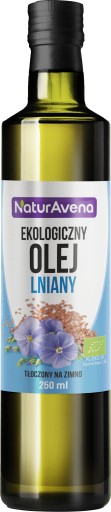 ĽANOVÝ OLEJ LISOVANÝ ZA STUDENA, BIO 250 ml - NATURAVENA