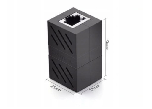 KONEKTOR RJ45 ETHERNETOVÝ KONEKTOR PREDĹŽENIE LAN KÁBLOV