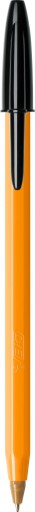 BIC ORANŽOVÉ ORIGINÁLNE guľôčkové pero FINE, 0,8 mm ČIERNA x 10