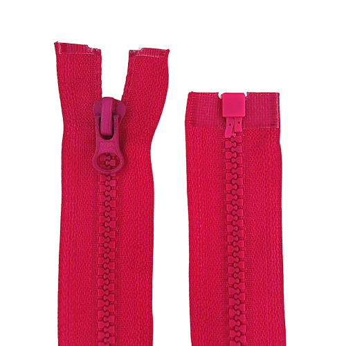 ČLENKOVÝ Zips #5 - 70 CM - MALINA