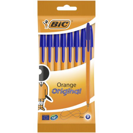 Tradičné modré guľôčkové pero BIC