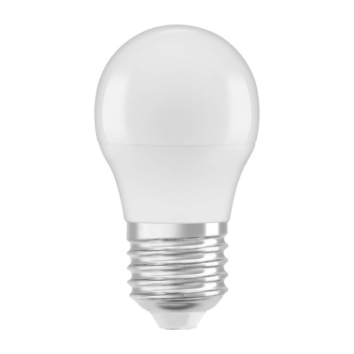 LED guľová žiarovka E27 P45 4,9W neutrálna OSRAM