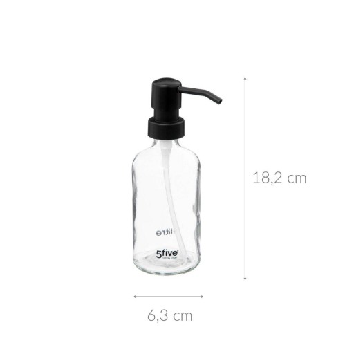 Klasický SKLENÝ DÁVKOVAČ MYDLA 250ml