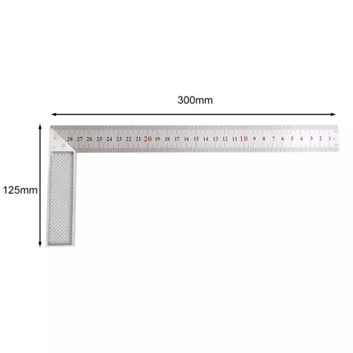 TESARSKY UHOL STAVEBNÝ UHOL PRAVIDLO 300mm