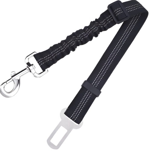 Vodítko do auta so zapínaním na opasok pre psa, 65 cm x 2,5 cm
