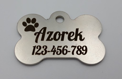 Identifikačný preukaz pre Pes Mačka Bone METAL
