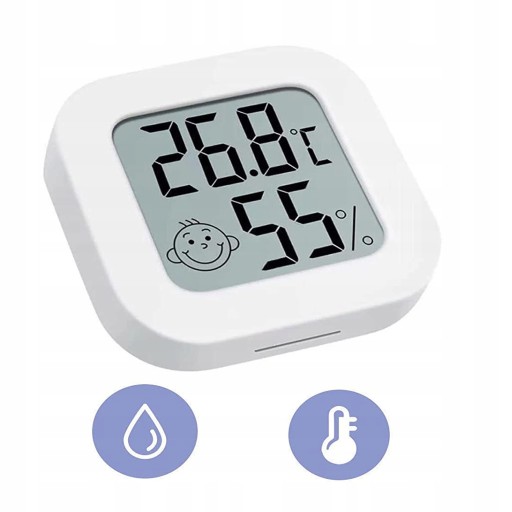DIGITÁLNY TEPLOMER METEOSTANICA IZBOVÝ vlhkomer 2 kusy
