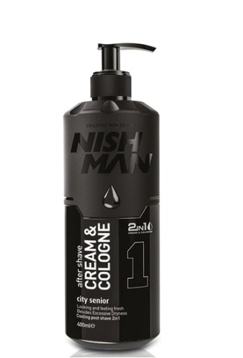 NISHMAN AFTER SHAVE CREAMCOLOGNE 1 mestský balzam po holení 400 ml