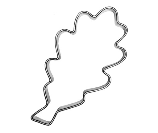 Vykrajovač na sušienky DUBOVÝ LIST 5,8 cm listový list
