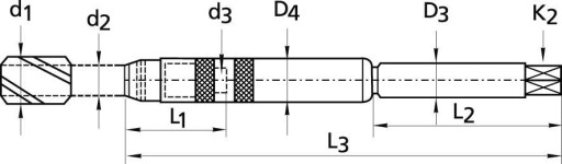 HSS bitový vrták, brúsený 5,5 mm