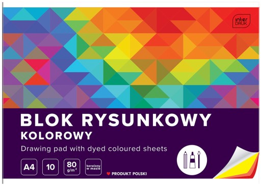 FAREBNÝ BLOK A4 10 LIST 80g TLAČ