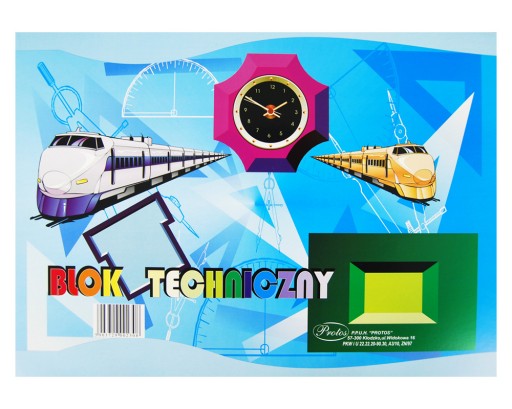 Biela technická podložka A3 do školy, 10 listov