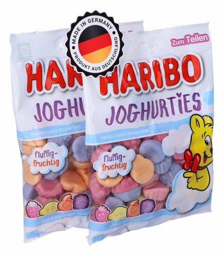 HARIBO Jogurt Ovocné marshmallows 160g DE
