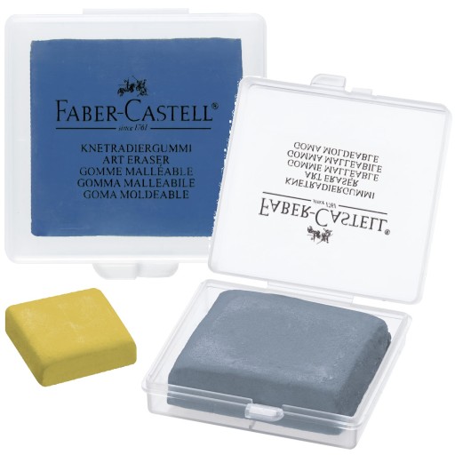 Umelecká guma na chlieb FABER-CASTELL pre umelcov v kufríku MIX FARIEB
