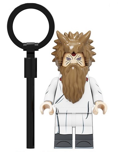 Naruto blokuje figúrku Hiruzen Sarutobi