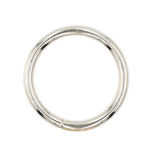 Prsteň KOVOVÝ 30 mm NIKEL 4 mm