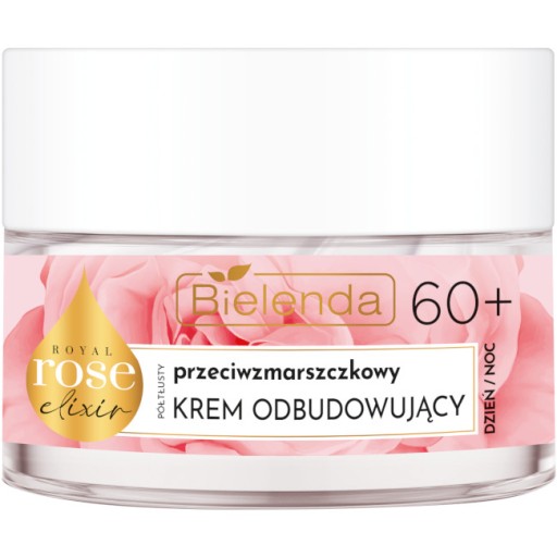 BIELENDA ROSE KRÉM NA TVÁR RUŽA PROTI VRÁSKAM REKONŠTRUKCIA 60+