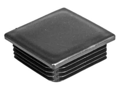 PVC plochý uzáver 60x60 mm 1,5-3,0 mm balenie 10 ks.