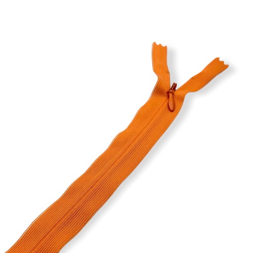 Alfa nerozoberateľný vnútorný zips, oranžová, 20 cm