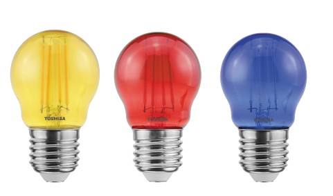 LED GUĽOVÁ žiarovka E27 4,5W červená