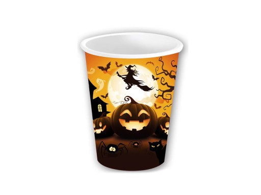 Halloween tekvicové poháre 355 ml 6 ks.