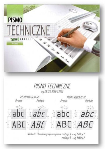 Technický list, blok A4, priamka typu B
