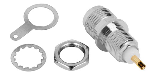 Panelová zásuvka TNC 50Ohm, typ O, spájkovaná