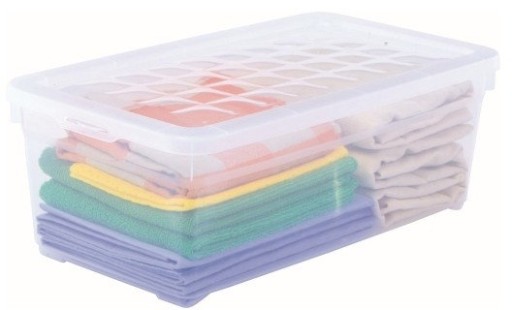 Priehľadná nádoba Textil Curver 5,7l