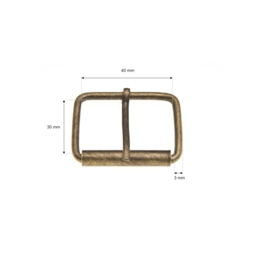 SEDLO SPONA - SPONA 40 mm STARÁ ZLATÁ