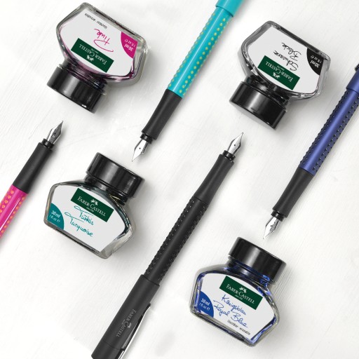 FABER CASTELL atrament do pera 30 ml ružový