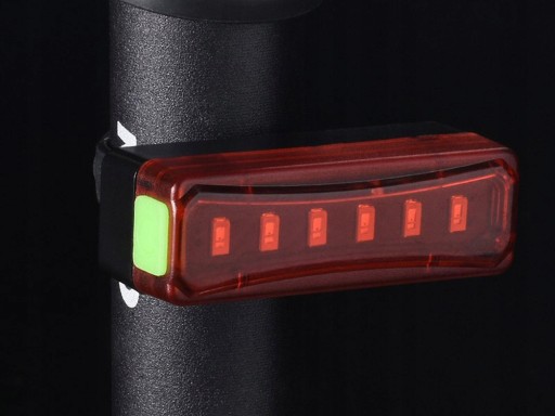 Cyklistické zadné svetlo bicyklové LED USB osvetlenie