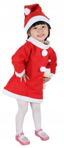 OUTFIT Mikulášske šaty a mikulášska čiapka, 1-3 roky