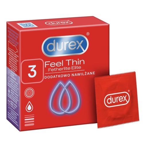 DUREX Fetherlite Elite kondómy 3 ks