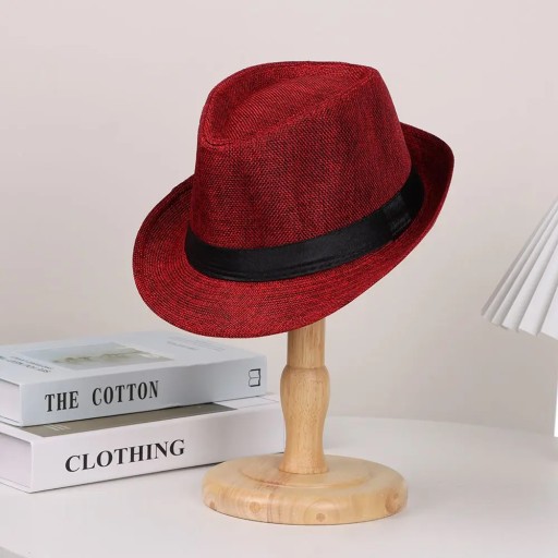 LETNÁ ČIAPKA FEDORA so stuhou na plážové mesto letné unisex RÔZNE FARBY