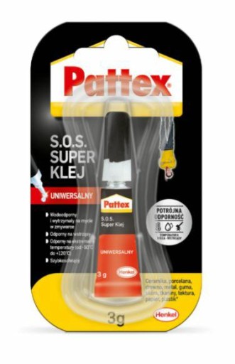 PATTEX UNIVERZÁLNE GLUE SOS SUPER 3G