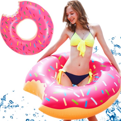 NAFUKOVACÍ KOLESOVÝ VODNÝ BOD PRE DETI, DOSPELÝCH, DONUT MATRAC