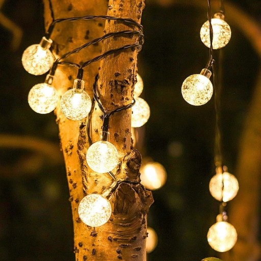 LIGHT GARLAND Solar Garden Záhradné svietidlá do záhrady 50 LED 5m