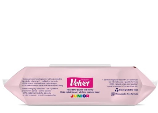 ZAMATOVÝ VLHČENÝ TOALETNÝ PAPIER JUNIOR 1 BAL.